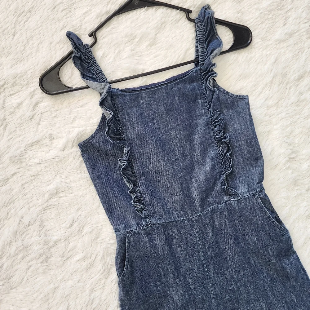 Gap Kids Dark Wash‎ Denim Jumpsuit